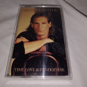 Michael Bolton Time Live & Tenderness Music Cassette Tape 1991